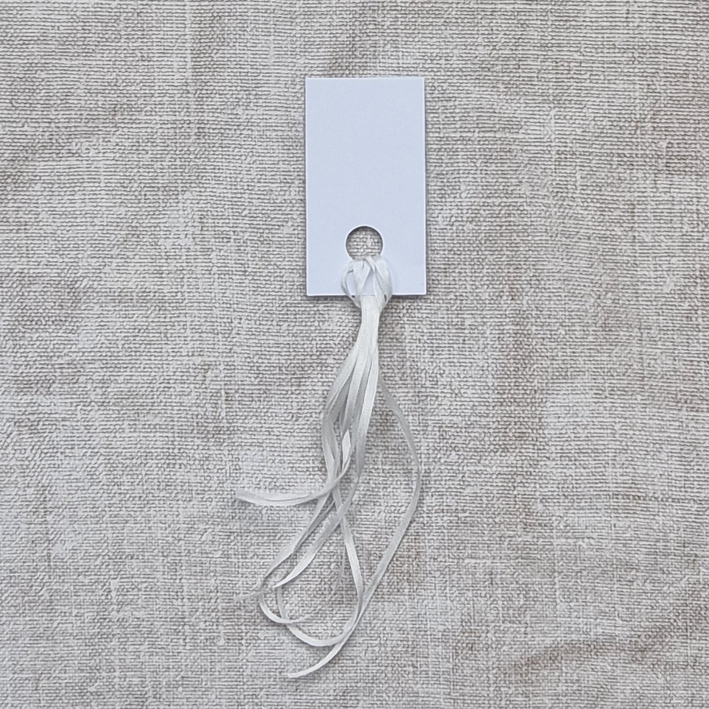 No.103 2mm white hand dyed silk ribbon