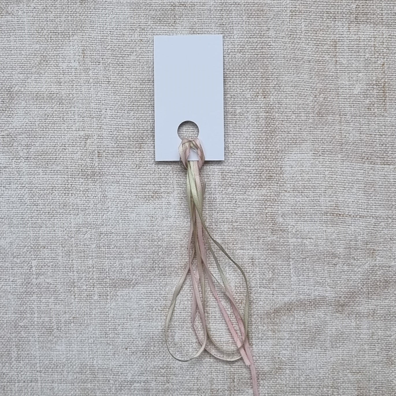 No.124 2mm protea grey hand dyed silk ribbon