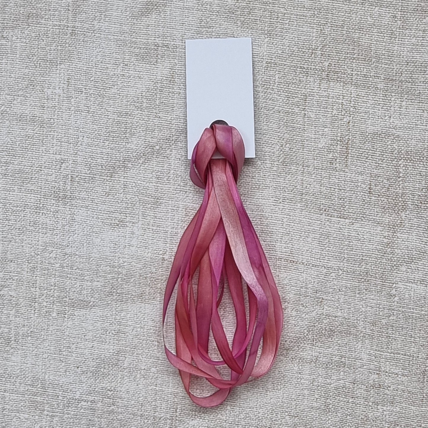 No.42 7mm Peony hand dyed silk ribbon