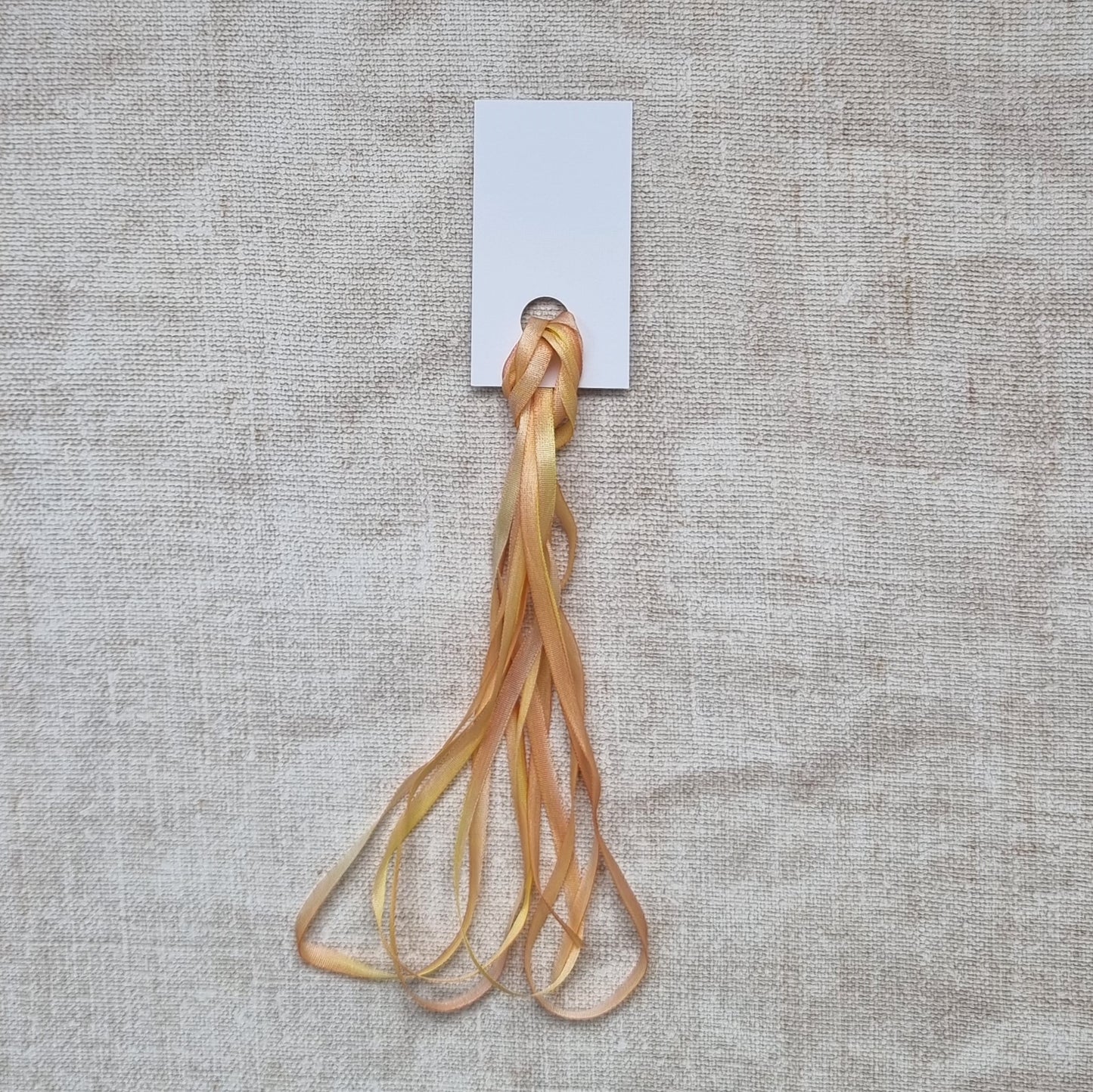 No.53 4mm dark peace rose hand dyed silk ribbon