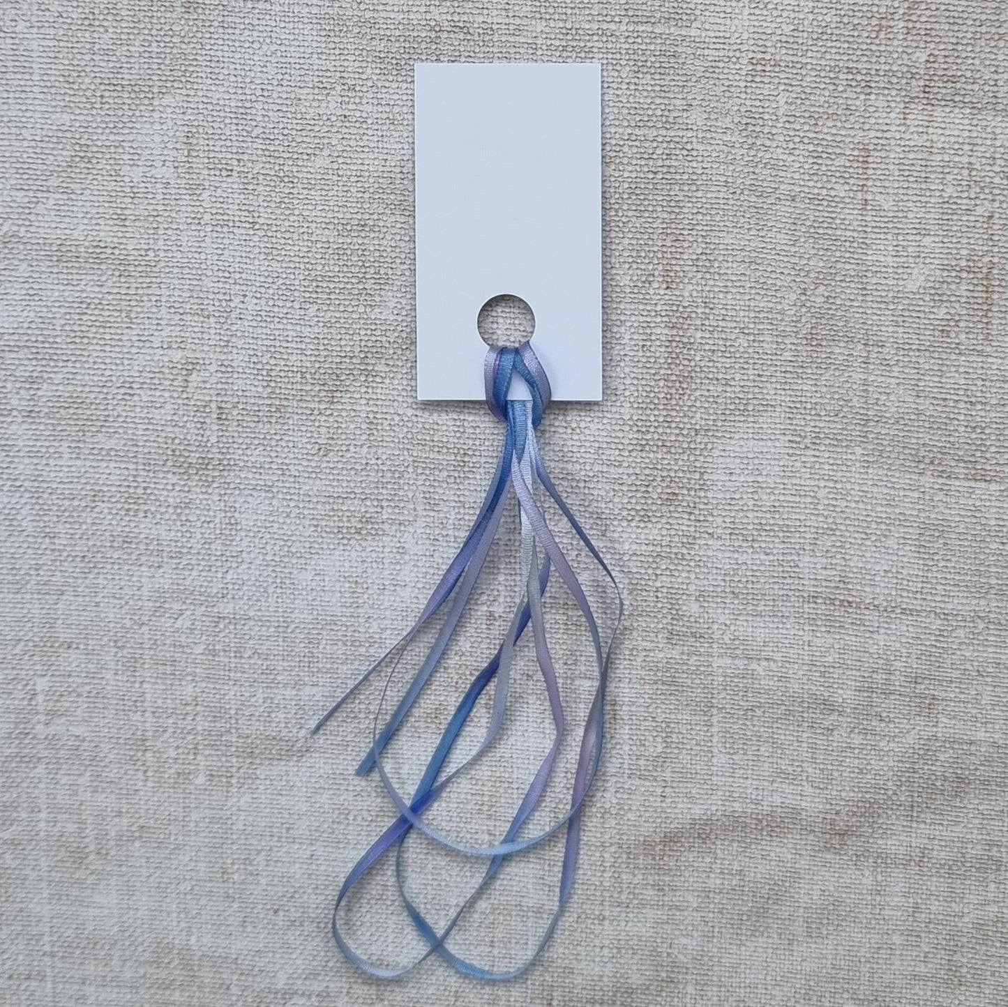 No.64 2mm hyacinth hand dyed silk ribbon