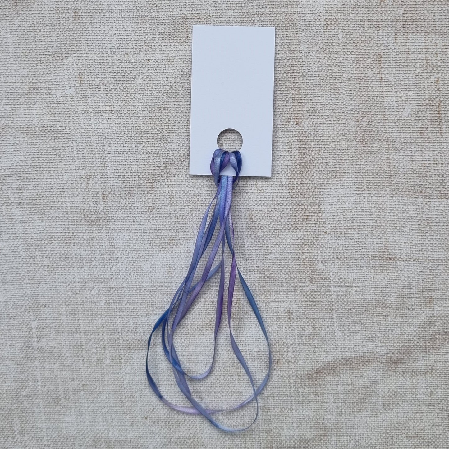 No.88 2mm royal blue hand dyed silk ribbon
