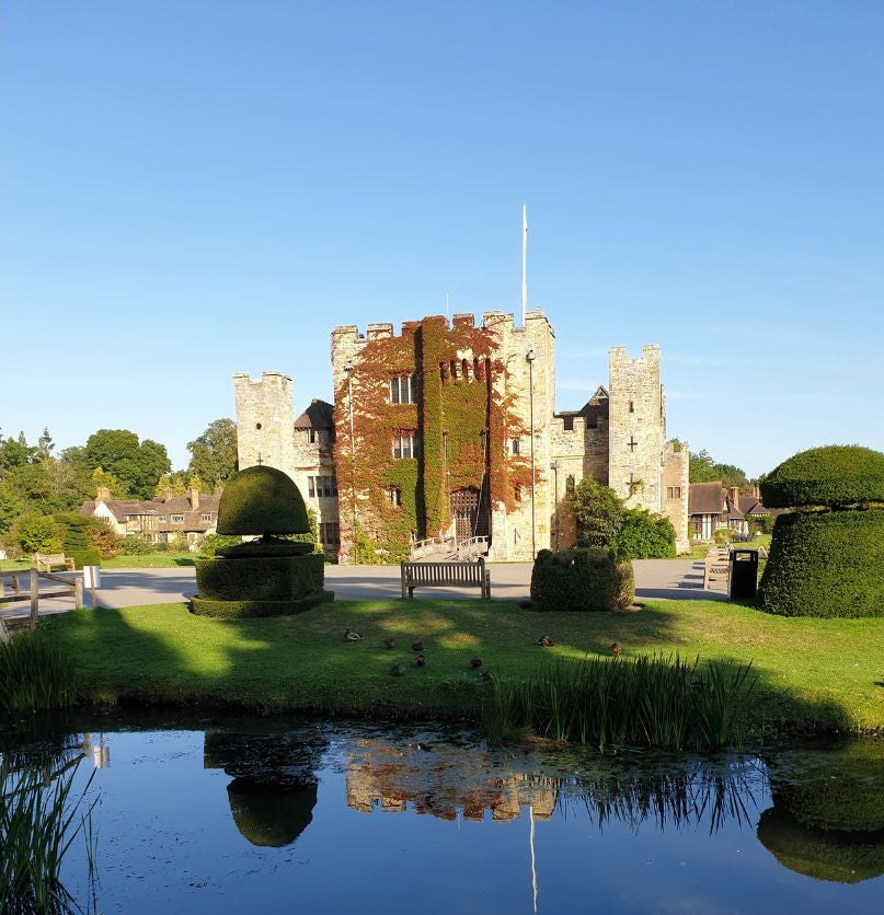 Hever castle on a sunny day