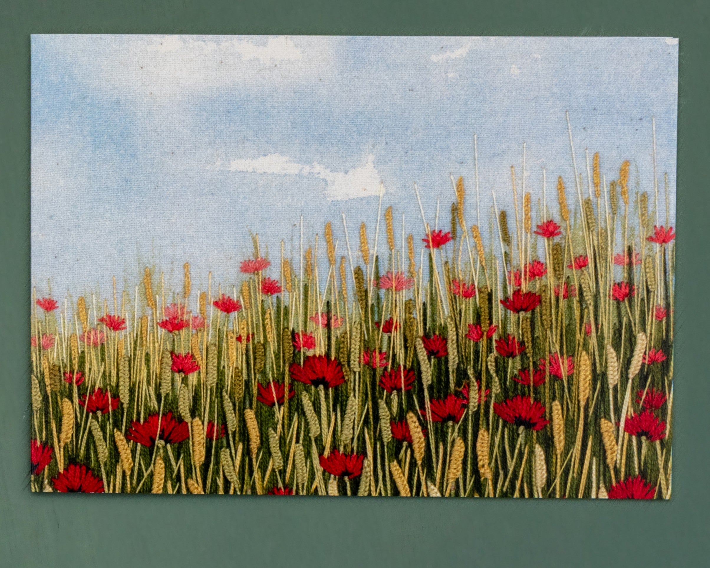 In Flanders Field Card – Jo Butcher Embroidery Artist