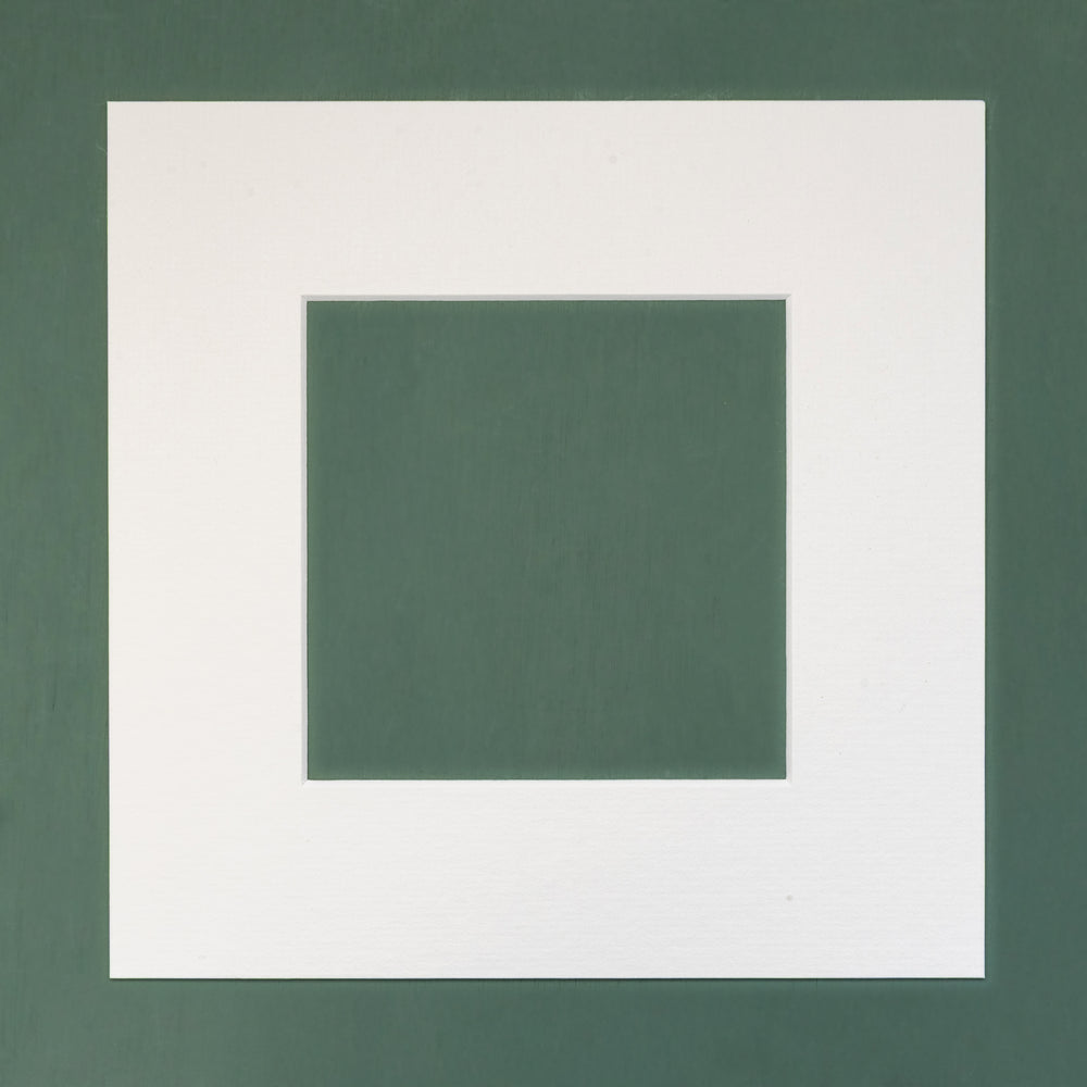 White square 10x10inch mount