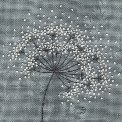 Cow Parsley. Hand Embroidery 